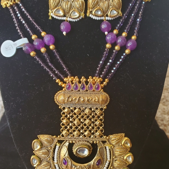 Indian jewelry necklace set - Picture 11 of 15